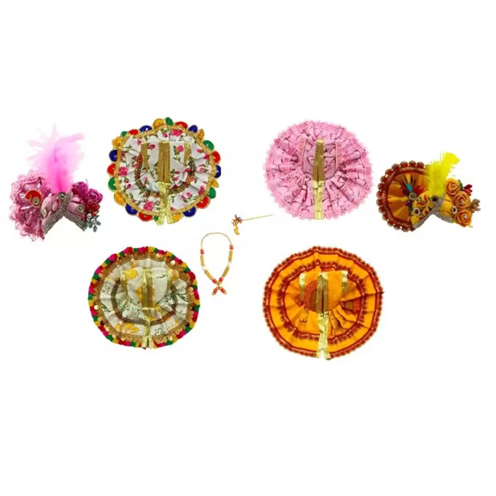 Vrindavan Star Flowers- Laddu Gopal Outfit - 1