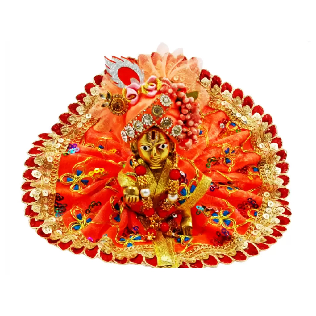 2 Lovely Assorted Laddu Gopal Thakur ji Kanha ji Dress Poshak Hare Krishna  Gift | eBay