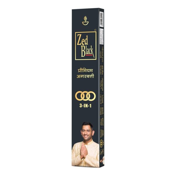 Zed Black 3 –in-1 Premium Incense Sticks for Everyday Use