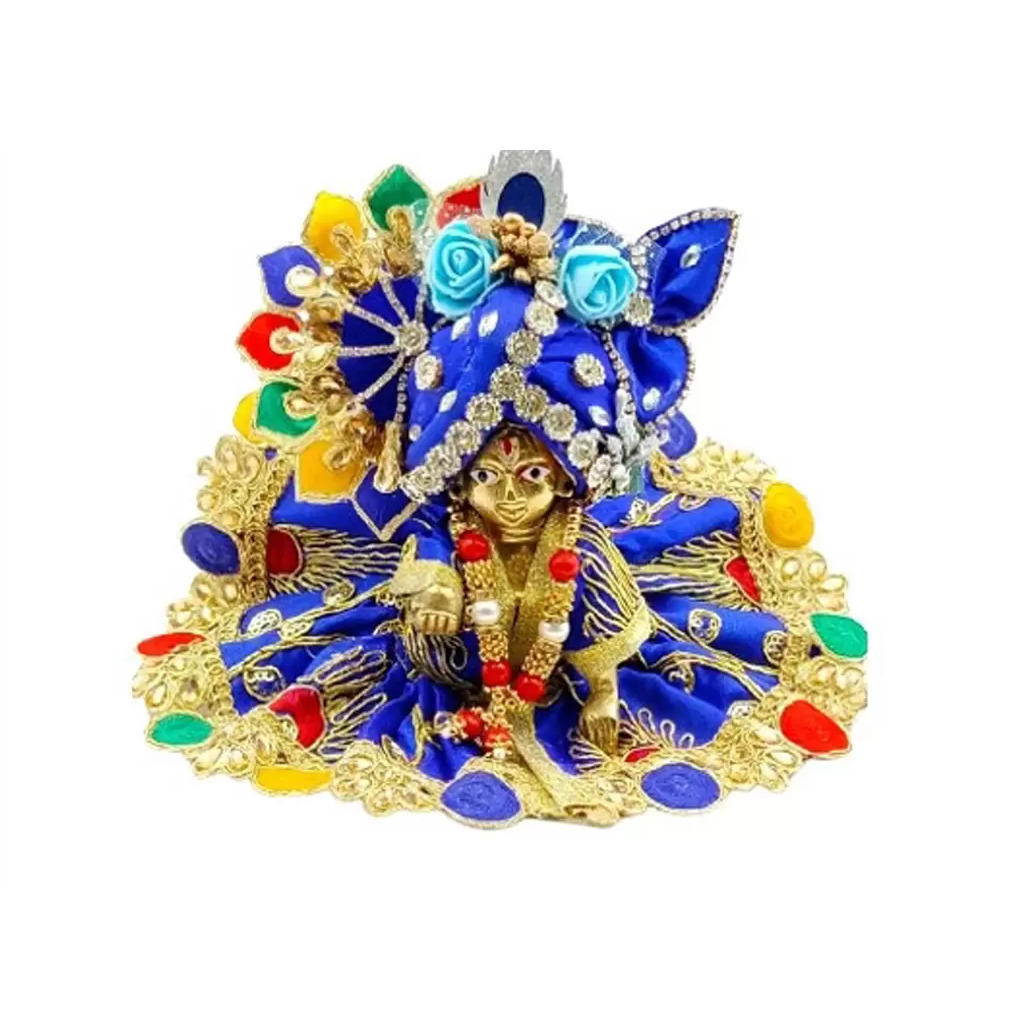 Buy Bhakti2Shakti Laddugopal ji Dress | Kanha ji Dress | Dress for Krishna  Janmashtami | Attractive & Unique Thakur ji Dresses | Laddu Gopal Poshak |  Dress Set for God Krishna |