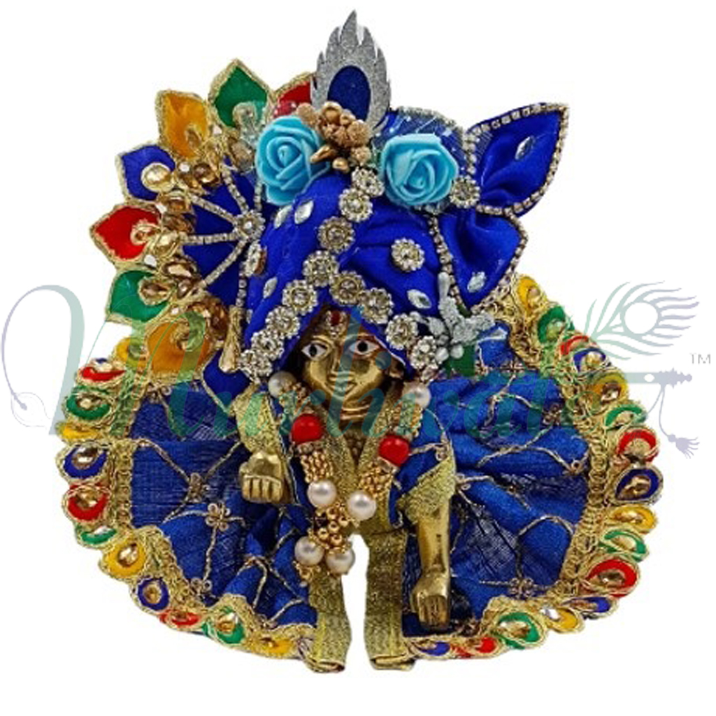 Buy Shivratri Special Baghambar Pattern Dress For Laddu Gopal ji at best  price – MyKanha.com