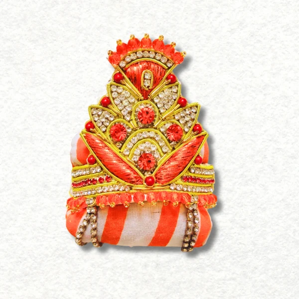 Mukut for Idol height between 6 to 12 inches and Gopal Ji size- 5  to 8.