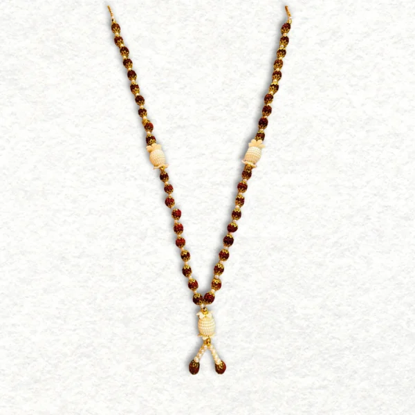 Mala/Garland for Photo Frames and God Idols, Colour: Multi. Mala Length: 21 Inch.