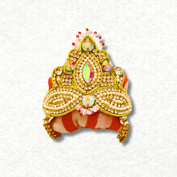 Mukut for Idol height between 8 to 12 inches, Gopal Ji size- 5 to 8.