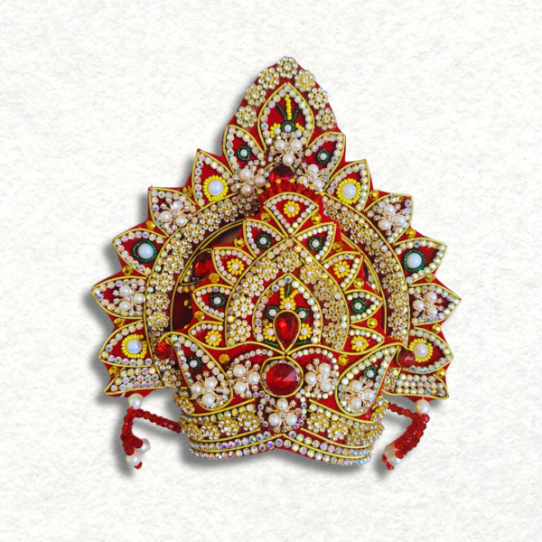 Mukut for Idol height between 2 feet to 3 Feet.